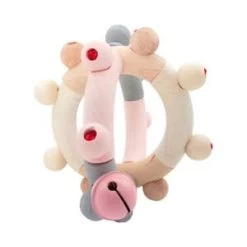 Rassel Kugel Aus Holz In Rosa