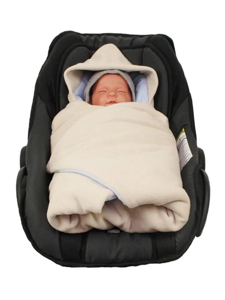 Winter-Einschlagdecke In Beige/ Grau - (L)70 X (B)70 Cm â Bild 2