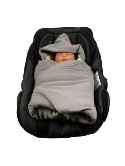 Winter-Einschlagdecke In Grün/ Grau - (L)70 X (B)70 Cm