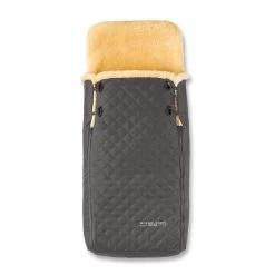 Kinderwagen Fußsack Luxus Limited Edition In Grau