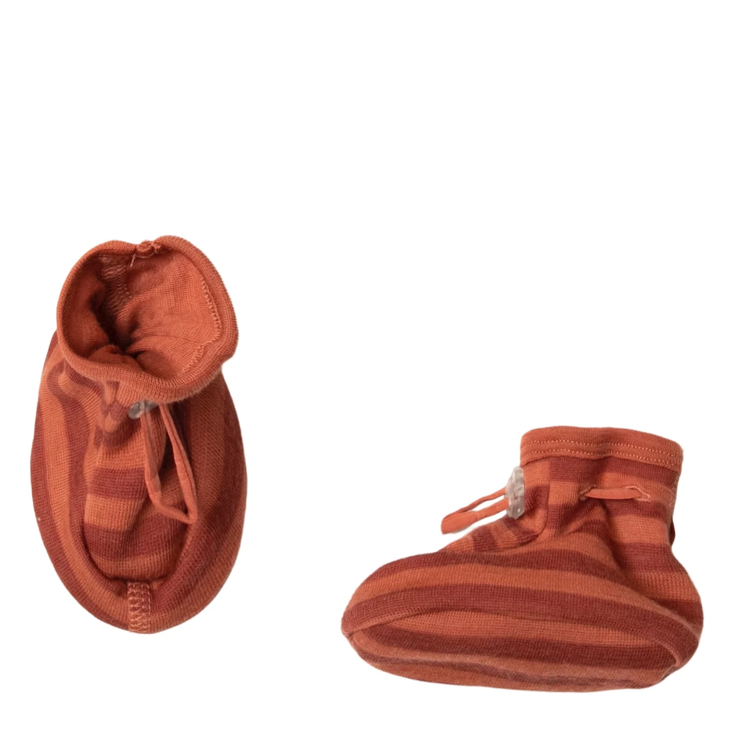 Joha Booties Krabbelschuhe Merino-Wolle In Red Stripe