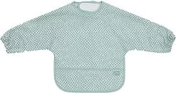 Jollein Lätzchen Wasserdicht Mit Ärmeln, Snake Soft Green