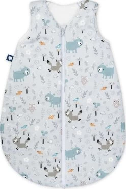 9052262500 Sommerschlafsack Jersey Smart Friends, Gr. 62 TOG 0,5