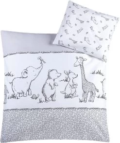 Babybettwäsche Safari, 80 X 80 Cm