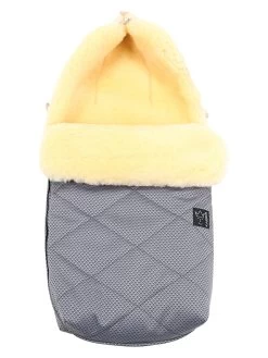 Lammfell-Fußsack "Natty" In Anthrazit - (L)85 X (B)45 Cm