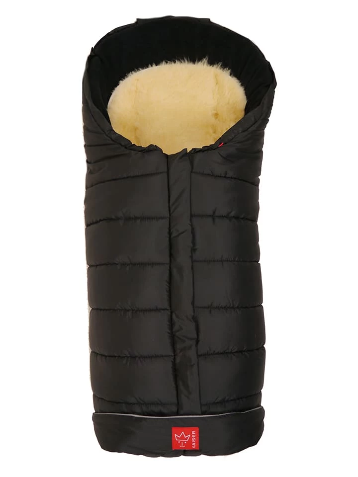 Thermo-Fußsack "Arctik Plus" In Schwarz - (L)105 X (B)48 Cm