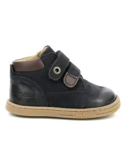 Kickers Leder-Sneakers "Tackeasy" In Dunkelblau