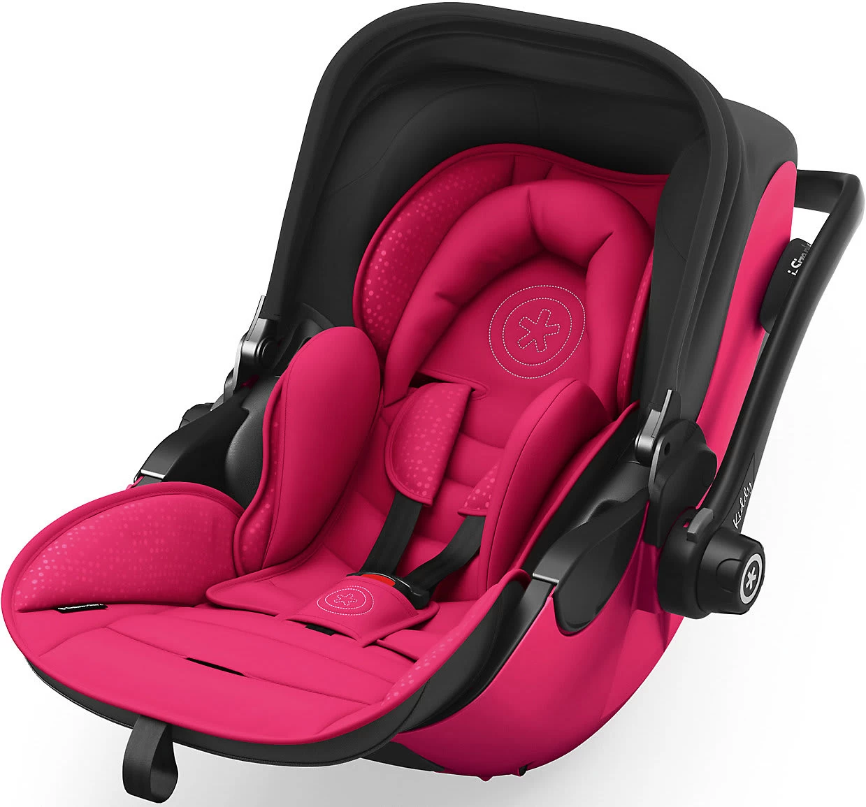 KIDDY Babyschale Evoluna I-Size 2 Inkl. Isofix-Base 2, Berry Pink â Bild 3