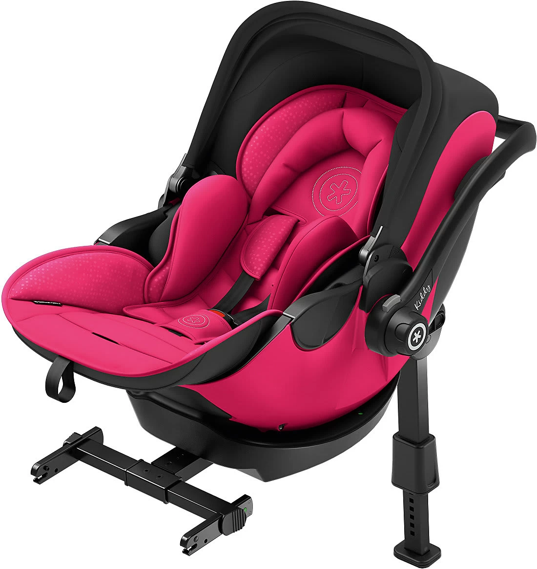 KIDDY Babyschale Evoluna I-Size 2 Inkl. Isofix-Base 2, Berry Pink
