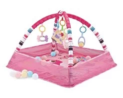 3 In 1 Krabbeldecke, Bällebad In Rosa