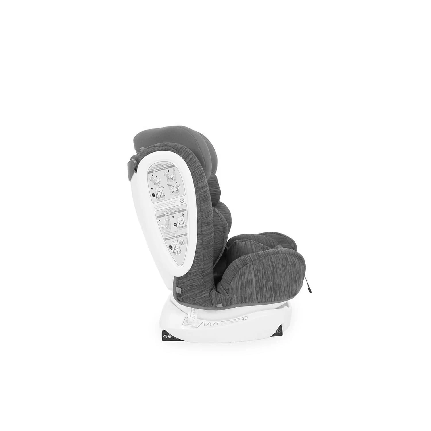 Kindersitz 4 Fix Double Isofix In Grau – Bild 3