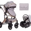 Kinderwagen Darling 3 In 1 In Grau