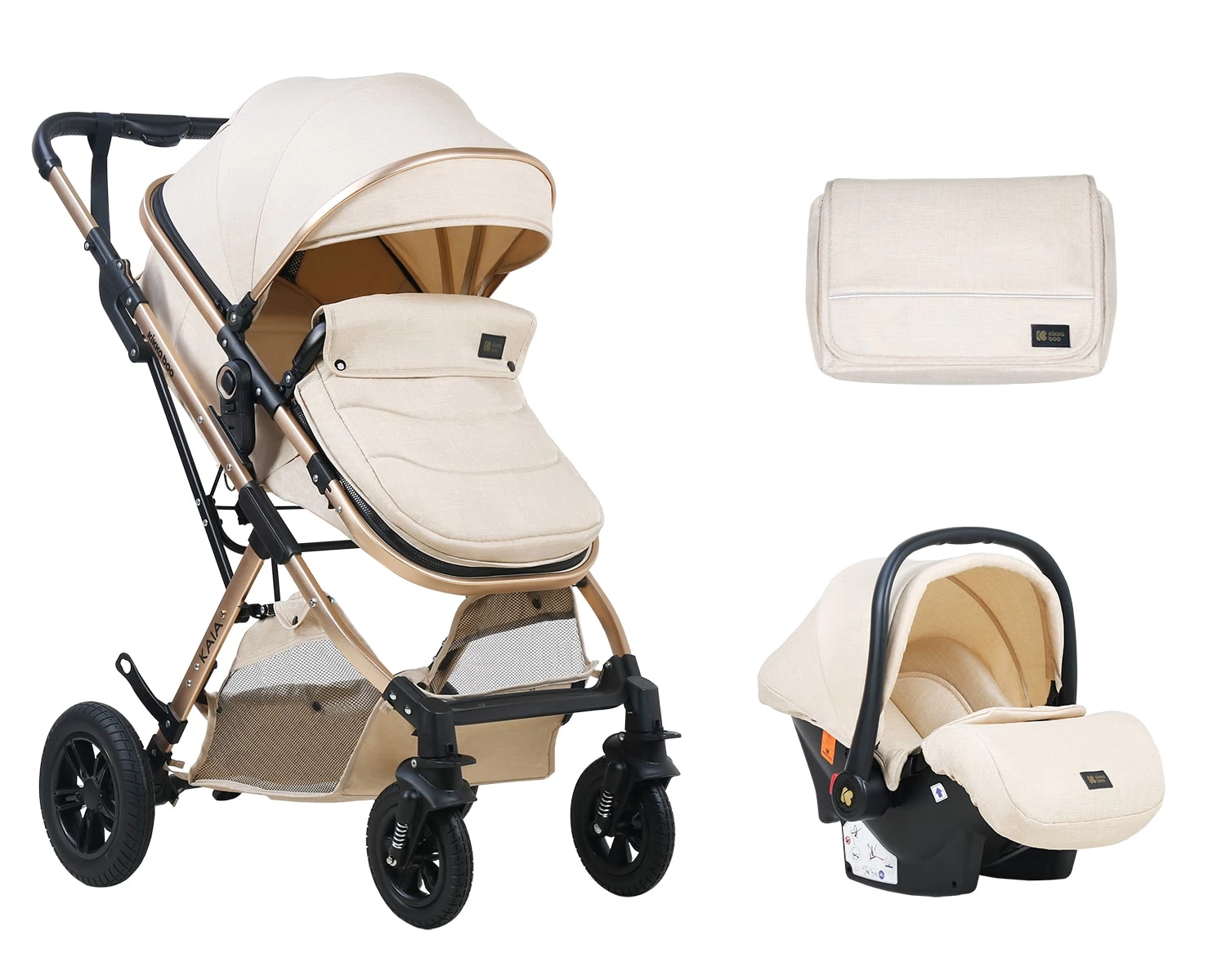 Kombikinderwagen Kaia 3 In 1 In Natur