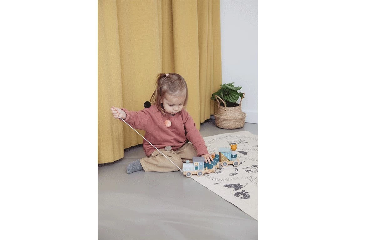 Holzeisenbahn In Sternen-Design â Bild 2