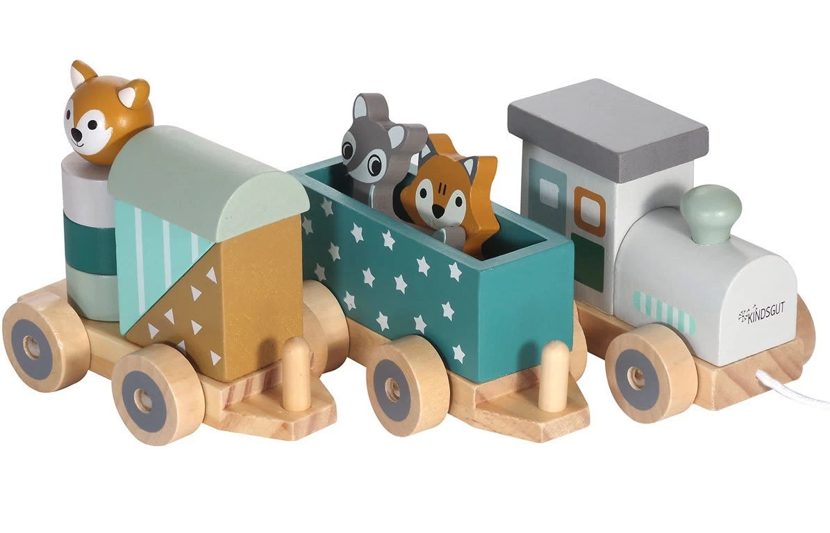 Holzeisenbahn In Sternen-Design â Bild 5