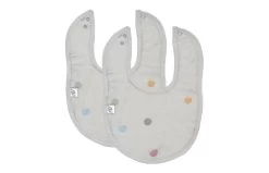 Lätzchen Aus Musselin Stoff In Punkte Design