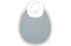 Lätzchen Paris Aus Musselin Stoff In Blau