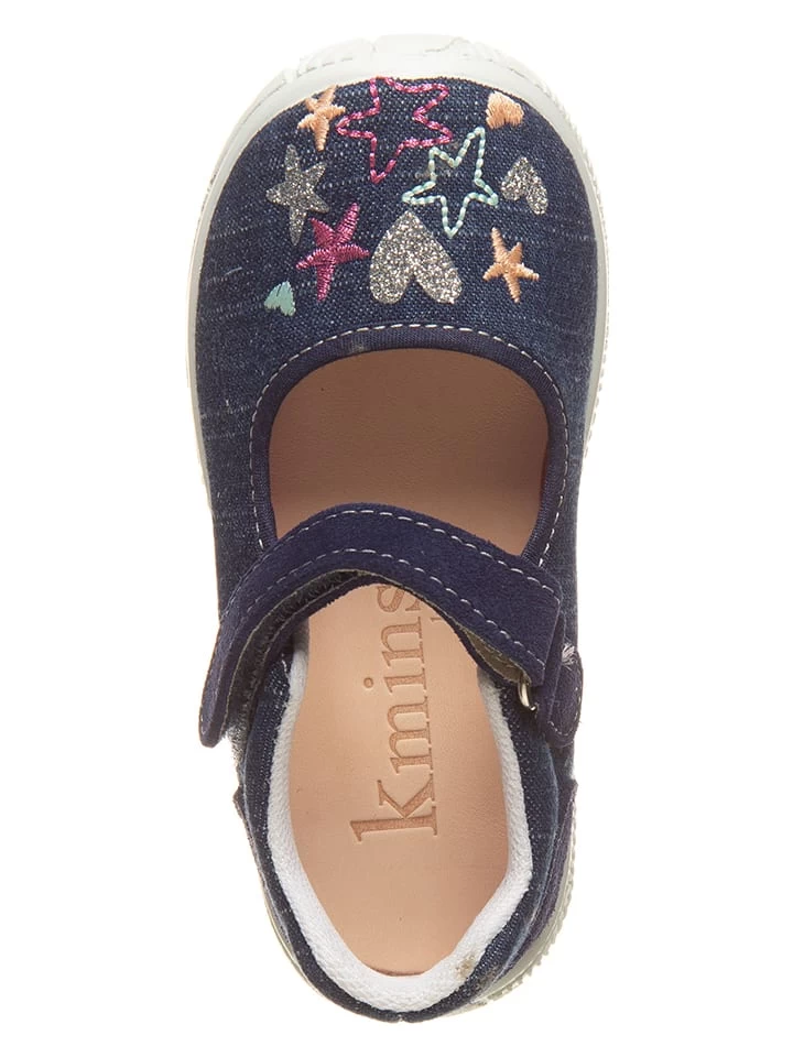 Spangenballerinas In Dunkelblau â Bild 4