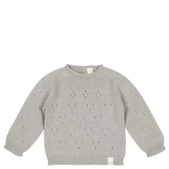 Babypullover Ajour Dinan In Grau