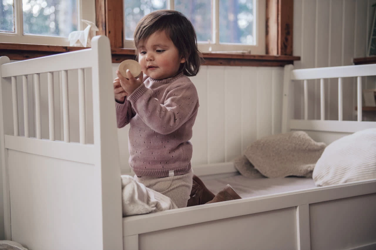 Babypullover Ajour Dinan In Violett â Bild 3