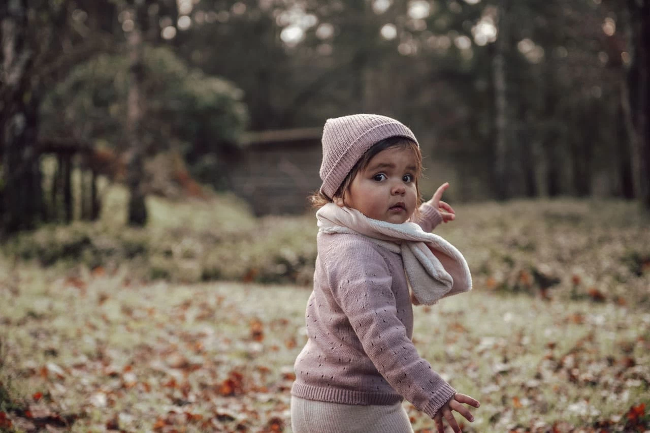 Babypullover Ajour Dinan In Violett â Bild 5