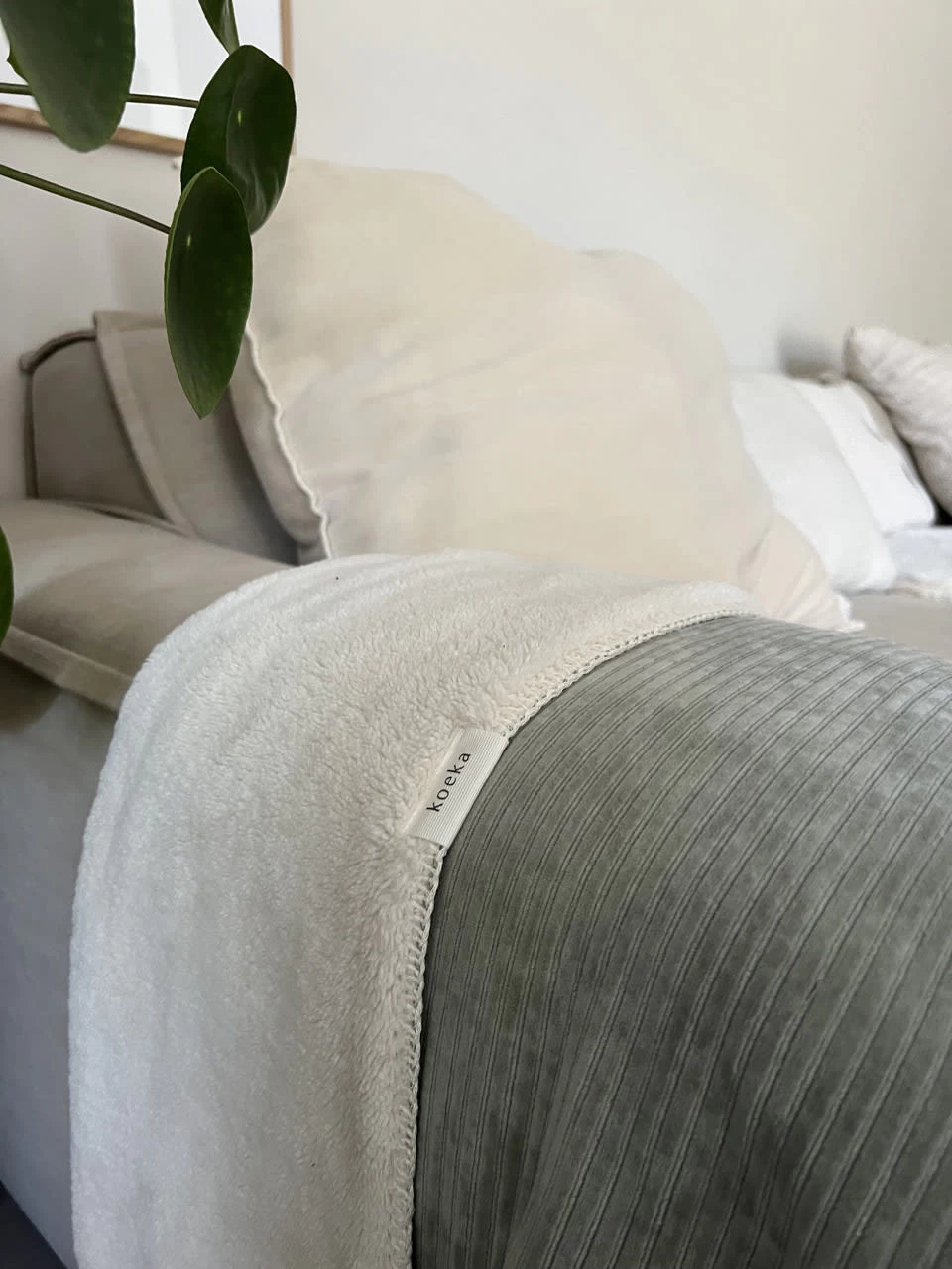 Bettdecke Plüsch Vik In Grün – Bild 4