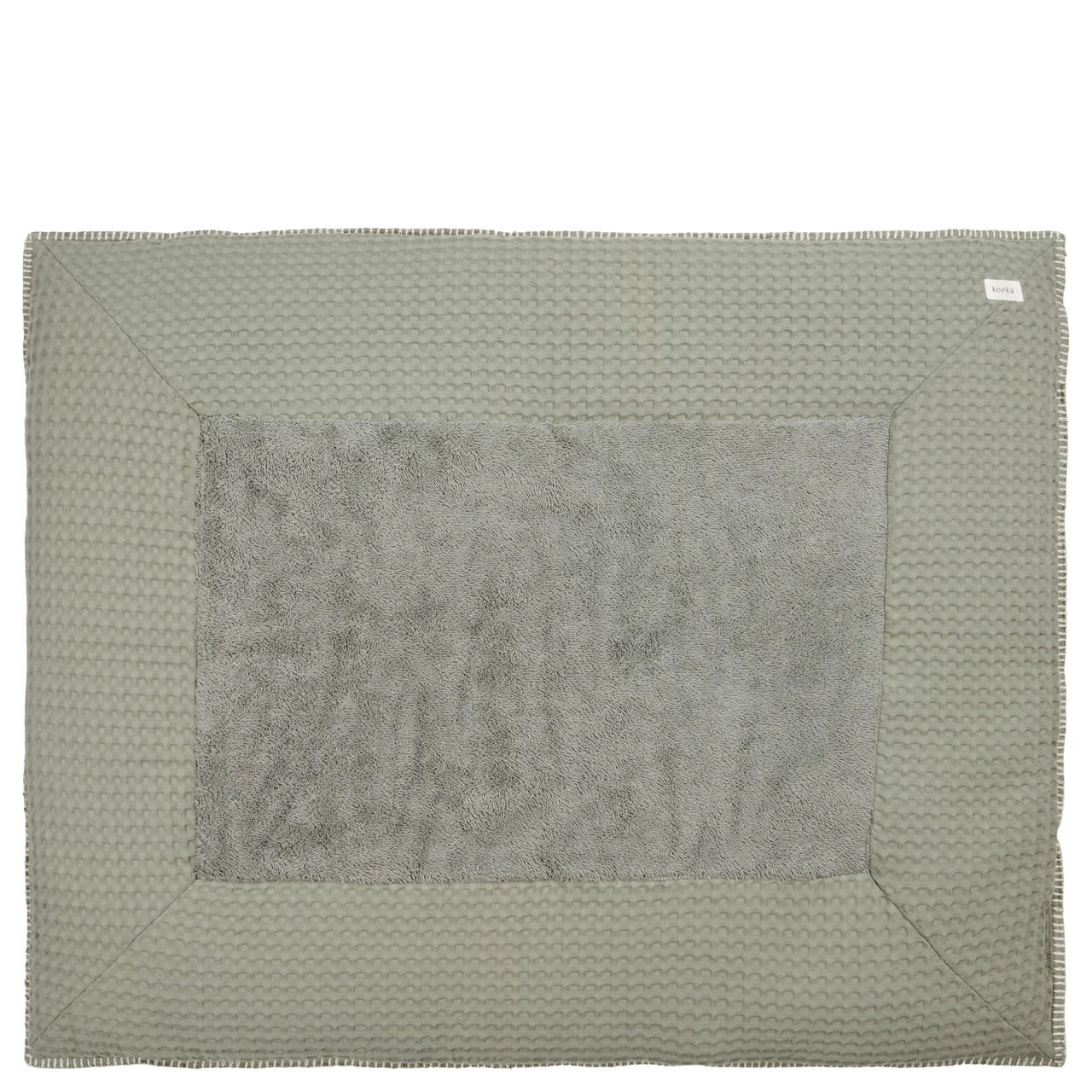 Krabbeldecke Amsterdam In Grün/Grau – Bild 2