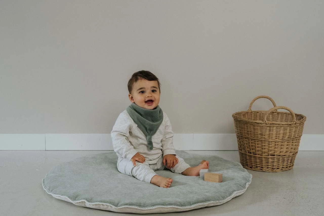 Krabbeldecke Rund Vik In Grün/Sand – Bild 5