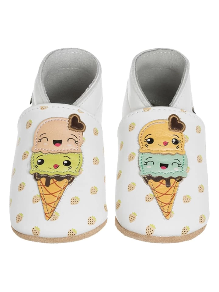 Leder-Krabbelschuhe "Ice Cream" In Bunt â Bild 2