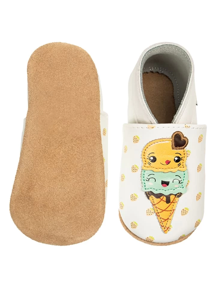 Leder-Krabbelschuhe "Ice Cream" In Bunt â Bild 3