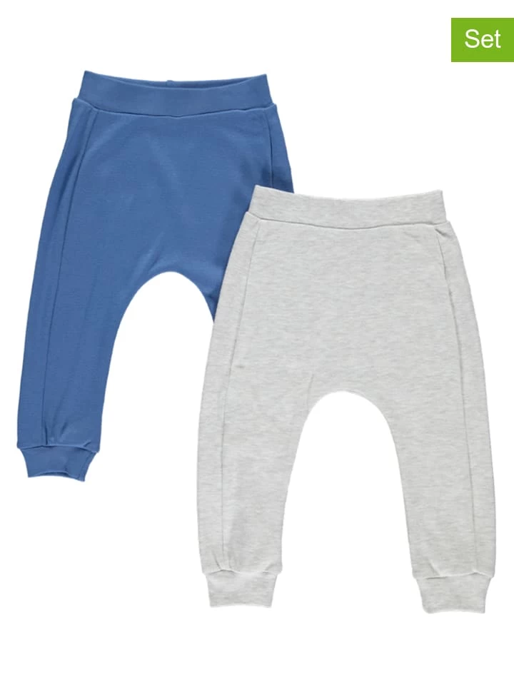 2er-Set: Hosen In Grau/ Blau
