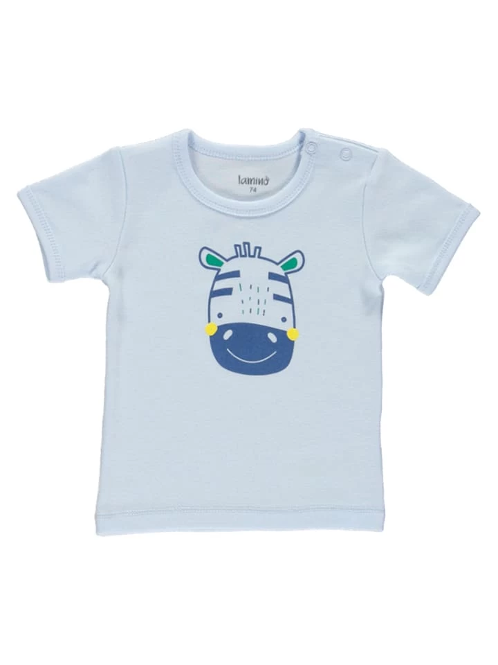 2er-Set: Shirts In Hellblau – Bild 2