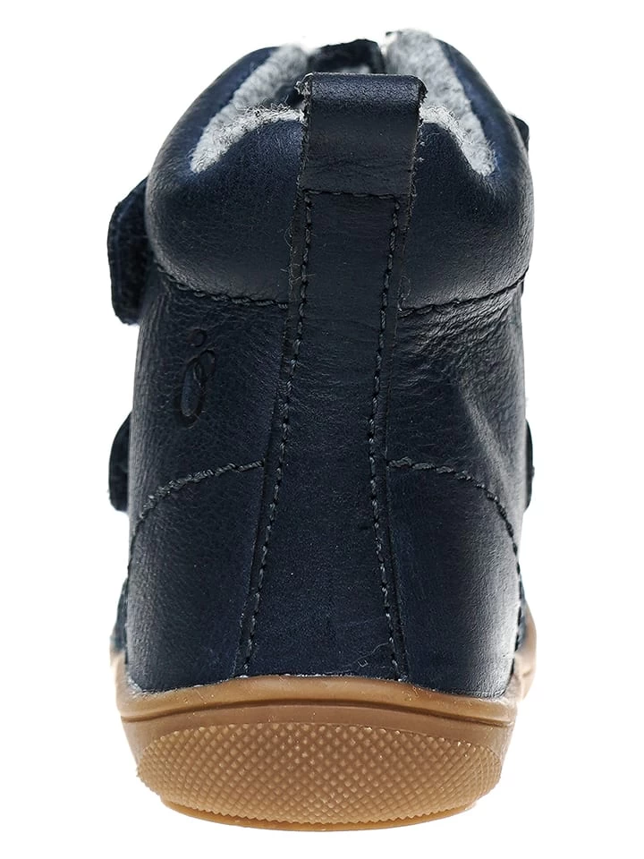 Leder-Winterboots In Dunkelblau â Bild 5