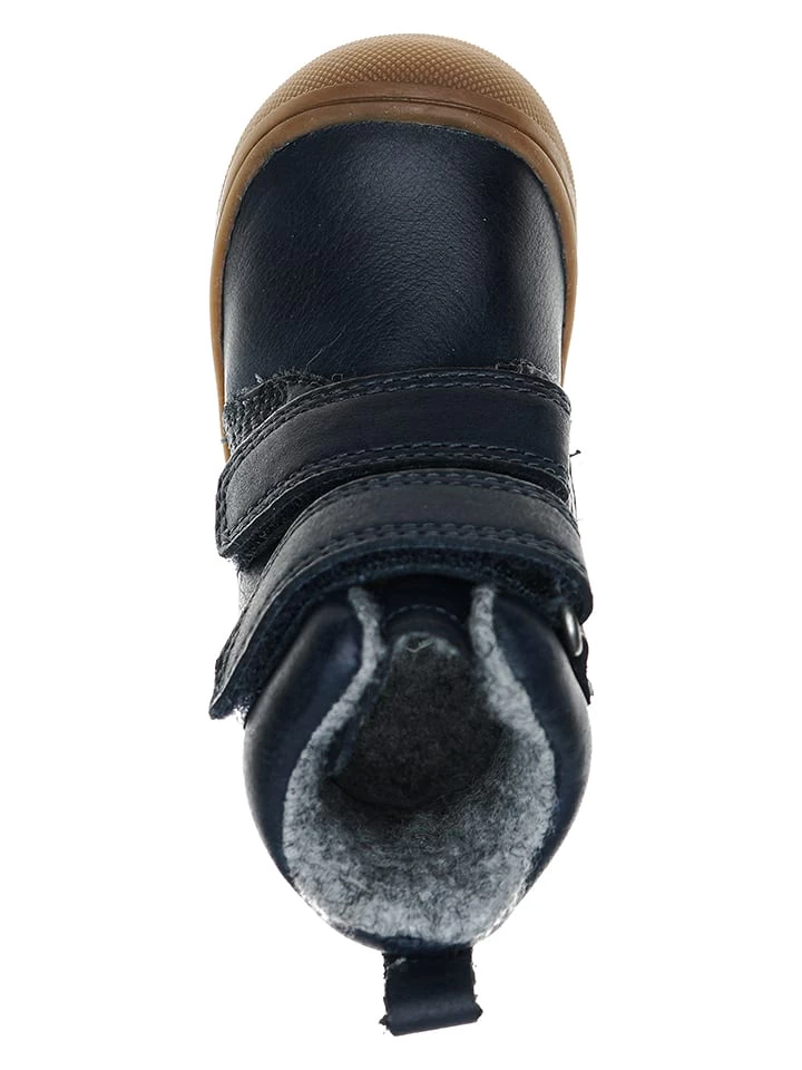 Leder-Winterboots In Dunkelblau â Bild 6