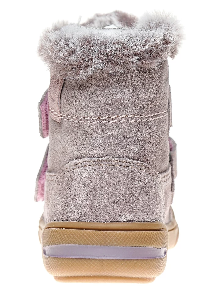 Leder-Winterboots In Mauve â Bild 4