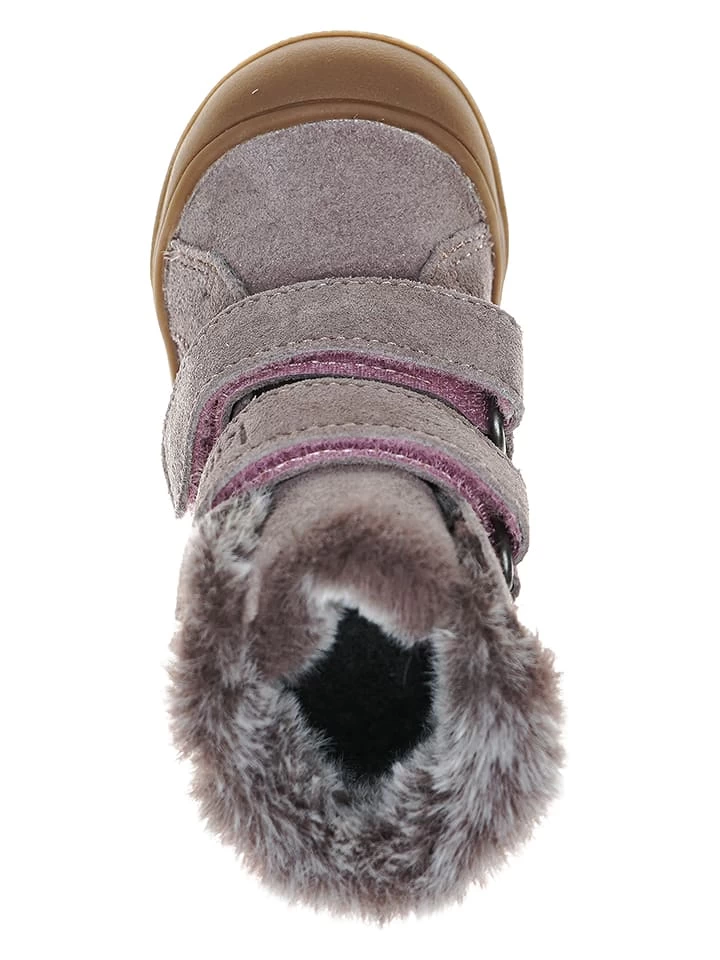 Leder-Winterboots In Mauve â Bild 6