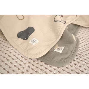 Babydecke Musselin 75x100 Cm In Weiß – Bild 4