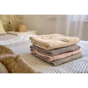 Babydecke Musselin 75x100 Cm In Weiß – Bild 6