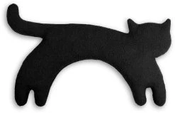 Wärmekissen "Katze Minina" Stehend In Schwarz - (L) 39 X (B) 17 Cm