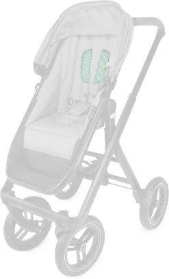 AUGUST Gurtpolster-Set Für Kinderwagen Und Buggys - Prisma, Mint, 2-tlg.