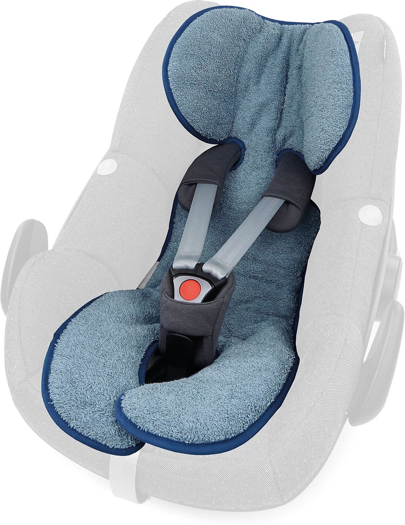 LOLA Sitzauflage Für Babyschalen - Animali, Blau – Bild 2