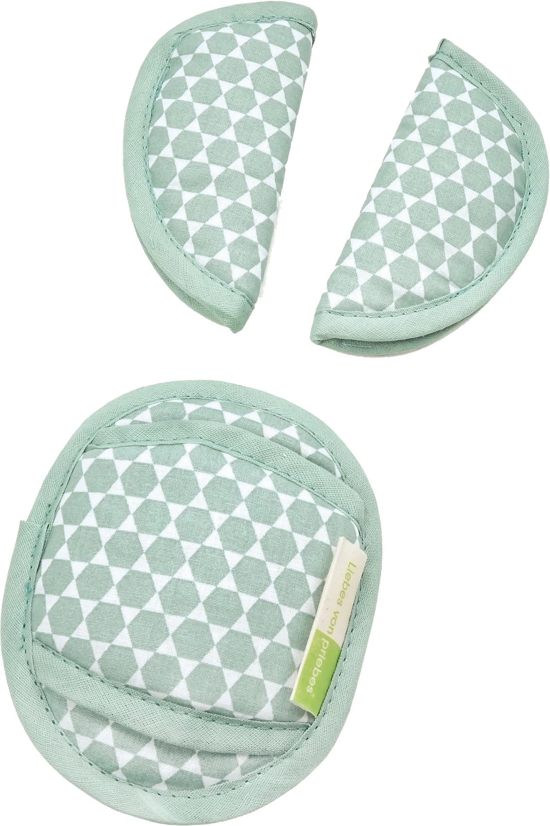 PHILIP Gurtpolster-Set Für Babyschalen - Prisma, Mint, 3-tlg. – Bild 2