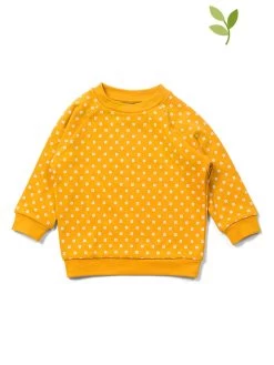 Sweatshirt "Golden Flowers" In Orange