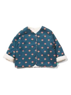 Wende-Cardigan "Little Toadstools" In Blau