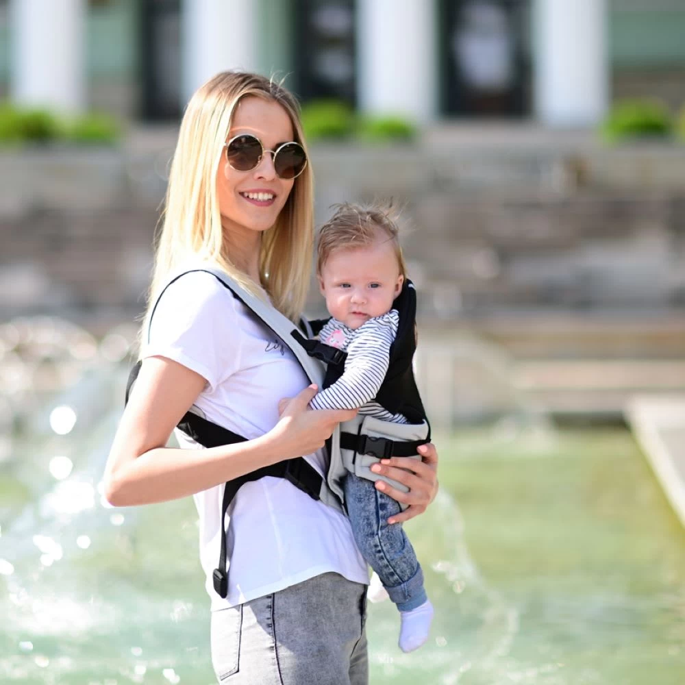 Babytrage Tragehilfe Journey In Weiß – Bild 2