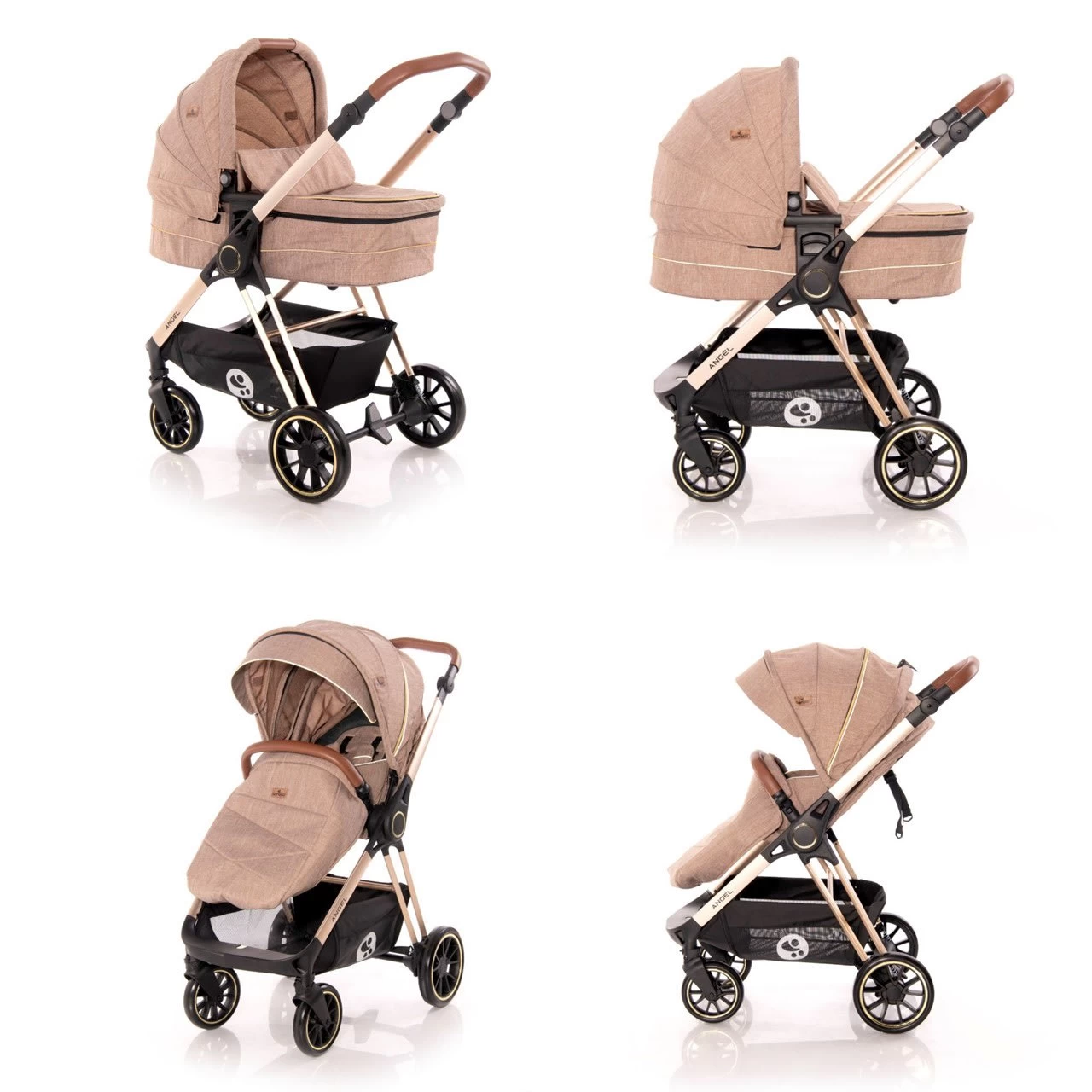 Kombikinderwagen Angel 3 In 1 In Natur â Bild 3