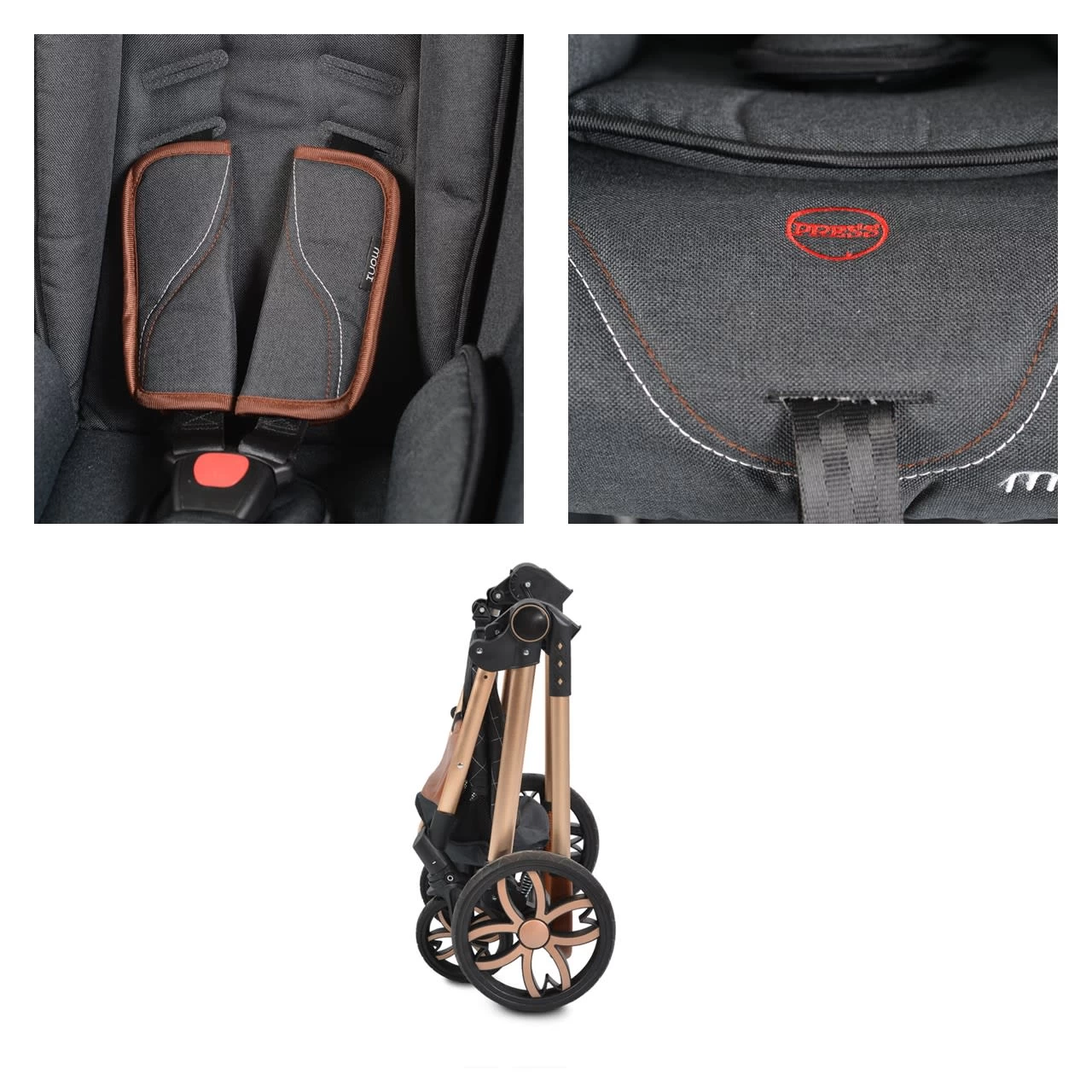 Kinderwagen Alma In Grau â Bild 6