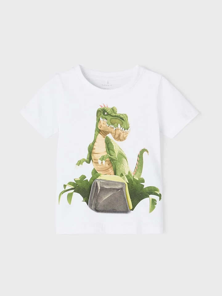 NAME IT Shirt "Gigantosaurus" In Weiß