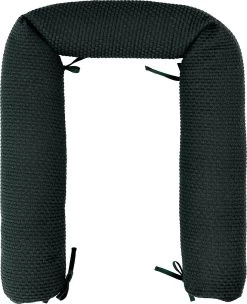 NATTOU LUNA & AXEL Langes Deko-Kissen Dunkelgrün Trikot