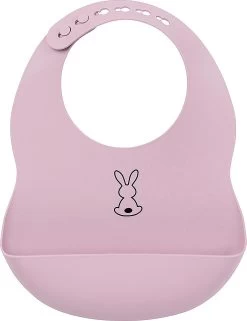 NATTOU SILICON Silikon Lätzchen Altes Rosa